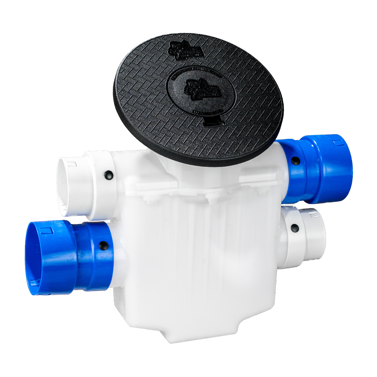 4 Inch 4-Way Connect<br>Catch Basin<br>Sump Lift / Septic Box