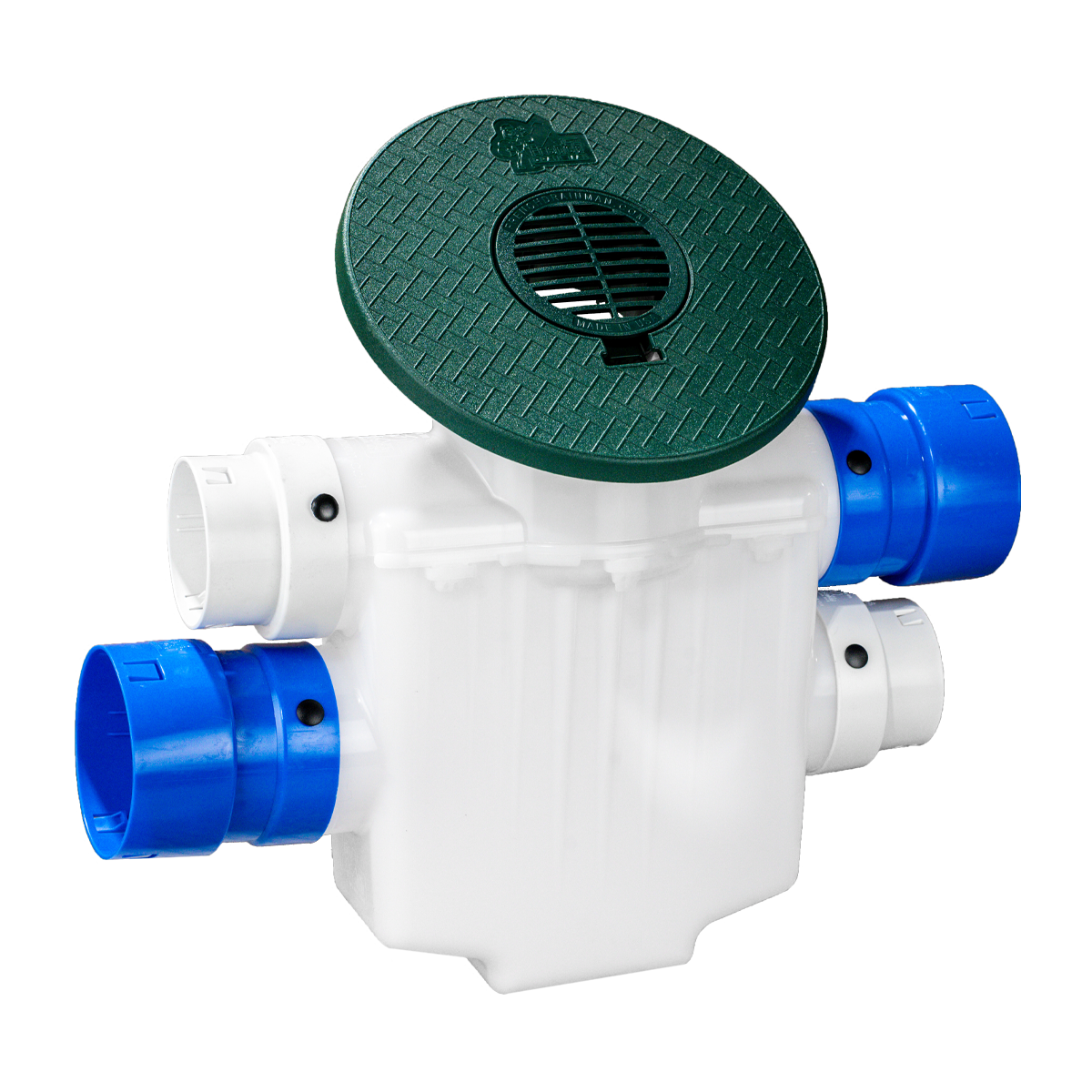 4 Inch 4-Way Connect<br>Catch Basin<br>Sump Lift / Septic Box