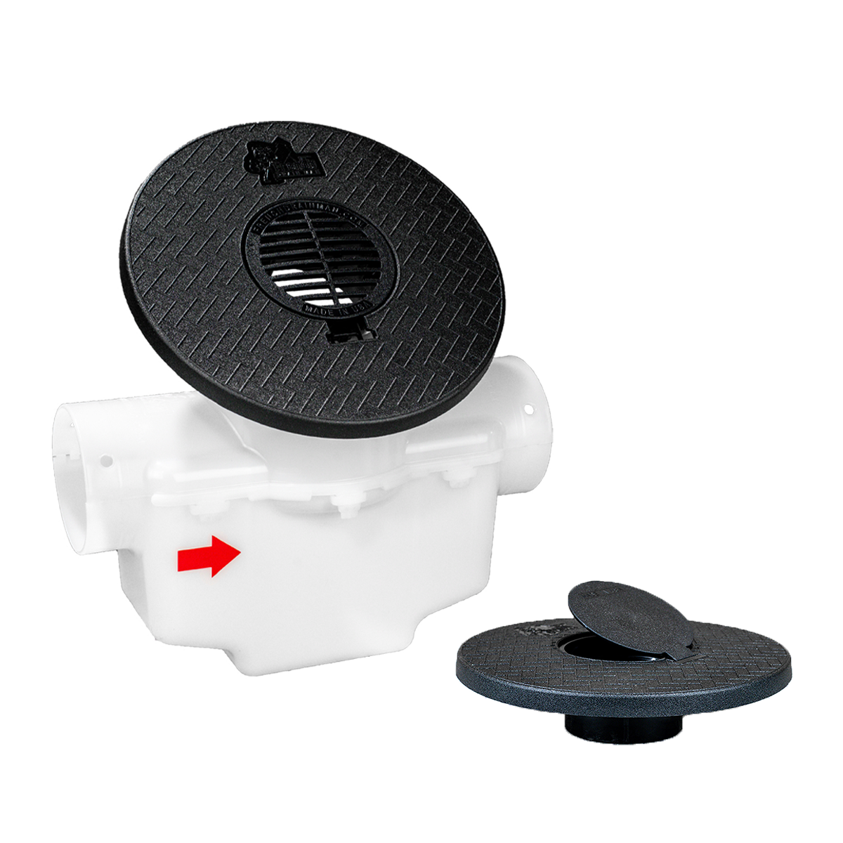Round Turf Restrictor Plate<br>Single Line Catch Basin<br>Pop Up Emitter Kit