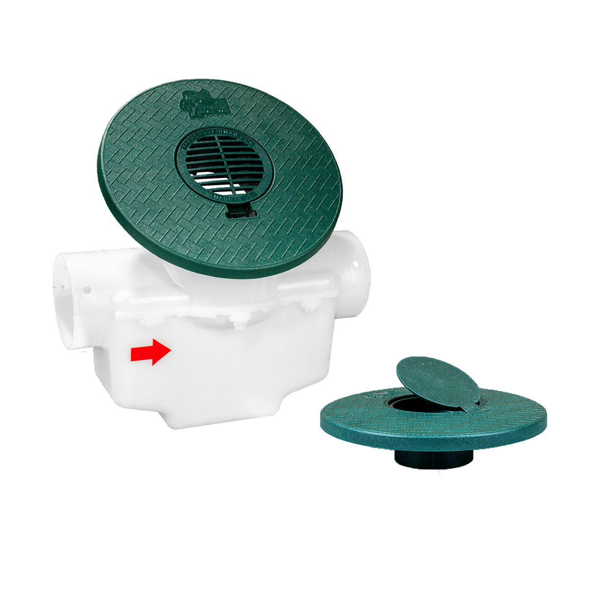 Round Turf Restrictor Plate<br>Single Line Catch Basin<br>Pop Up Emitter Kit