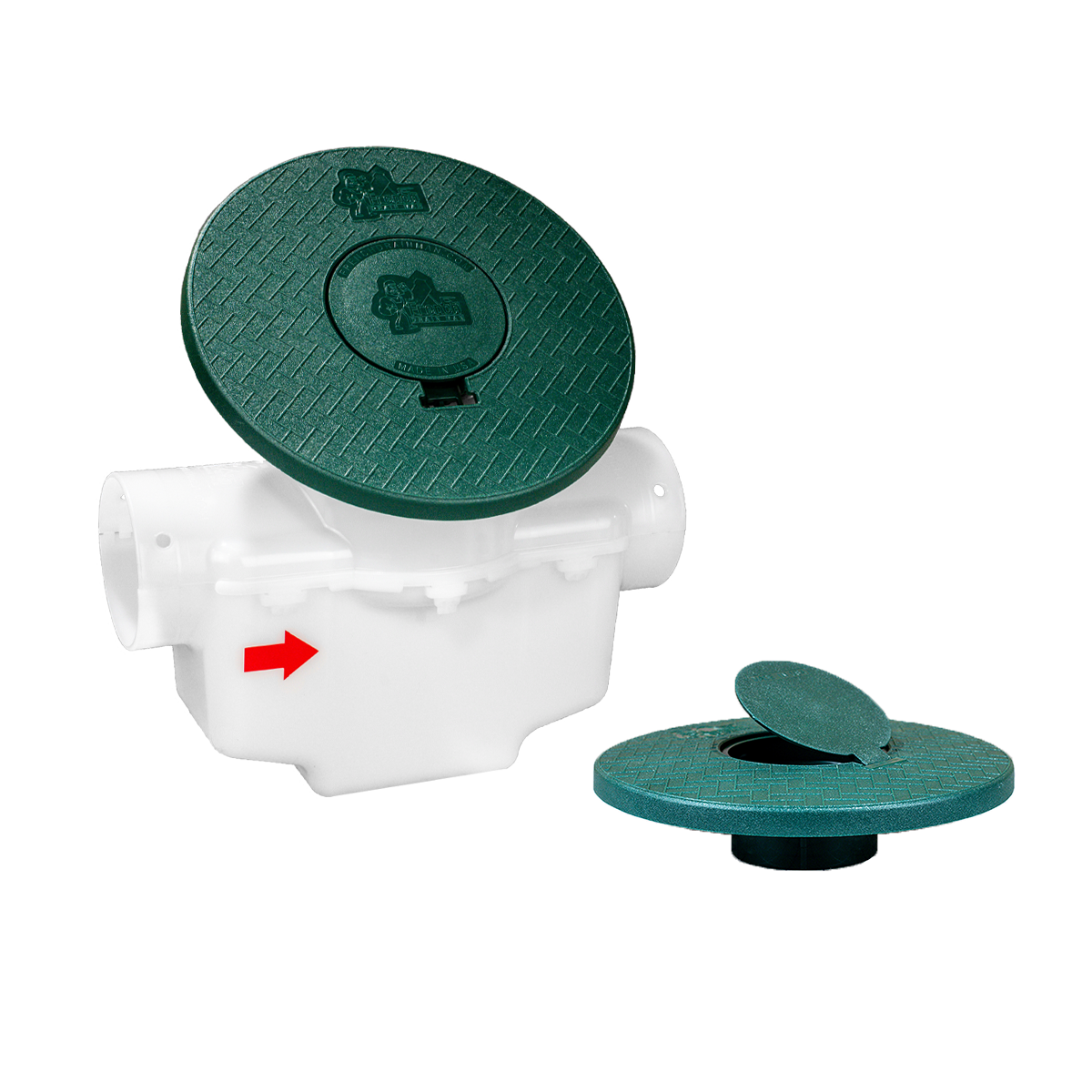 Round Turf Restrictor Plate<br>Single Line Catch Basin<br>Pop Up Emitter Kit