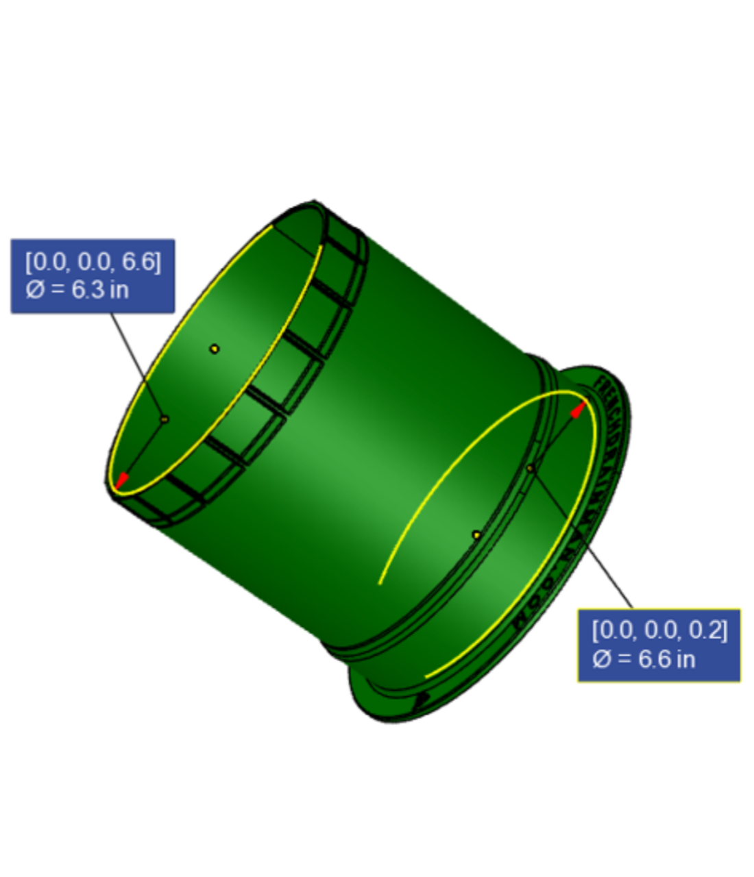 6 Inch Catch Basin Riser<br>Adds 5 Inch of lift