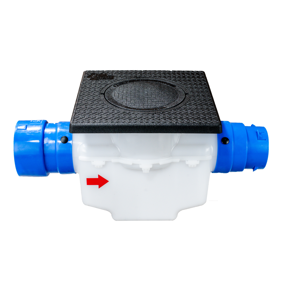 Square Turf Plate 12 x 12<br>Catch Basin<br>For 3 Inch or 4 Inch Pipe