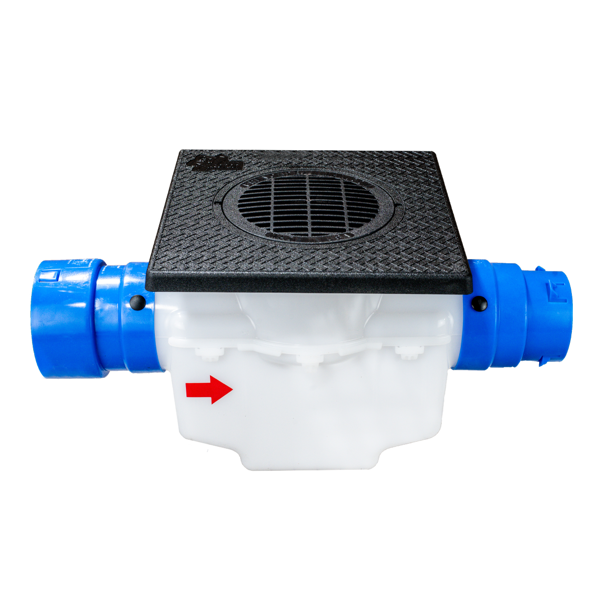 Square Turf Plate 12 x 12<br>Catch Basin<br>For 3 Inch or 4 Inch Pipe
