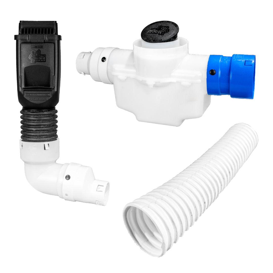 Ultimate Downspout Transition Kit<br>Black Leaf Filter