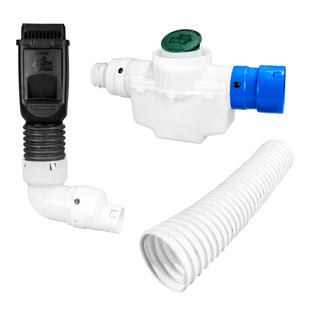 Ultimate Downspout Transition Kit<br>Black Leaf Filter