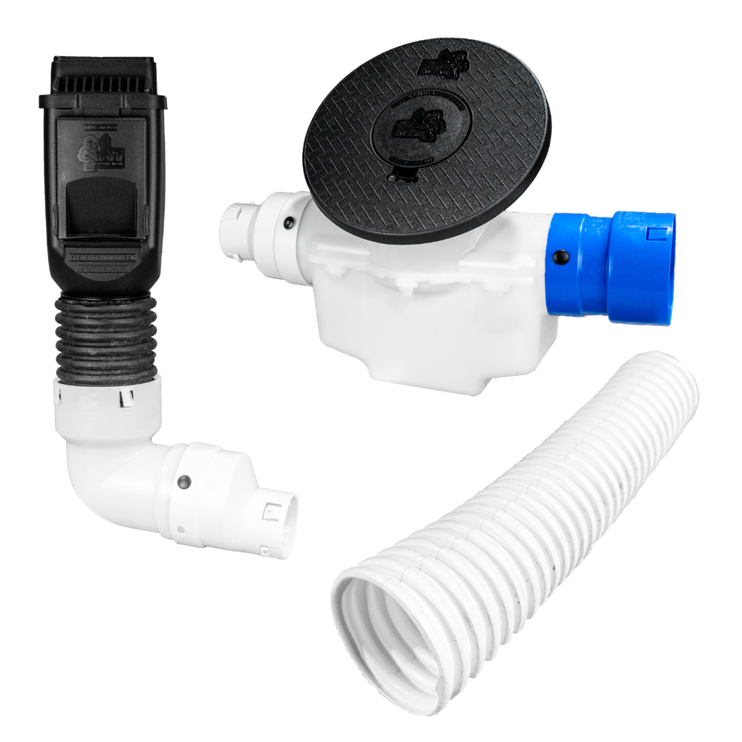 Ultimate Downspout Transition Kit<br>Black Leaf Filter