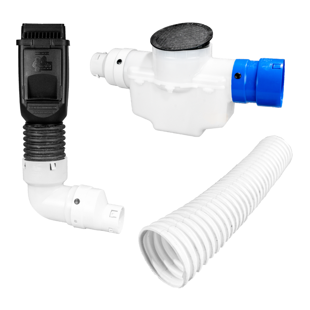 Ultimate Downspout Transition Kit<br>Black Leaf Filter