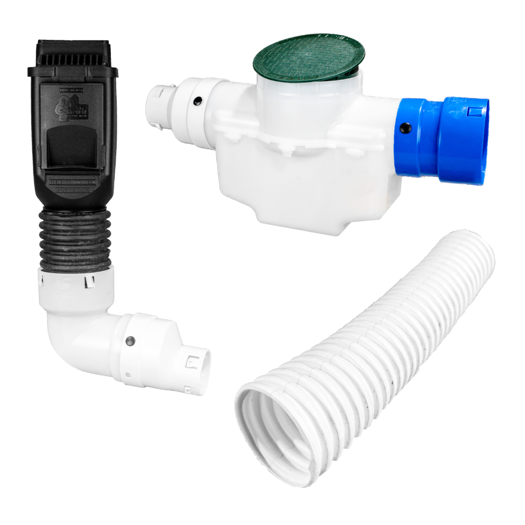 Ultimate Downspout Transition Kit<br>Black Leaf Filter