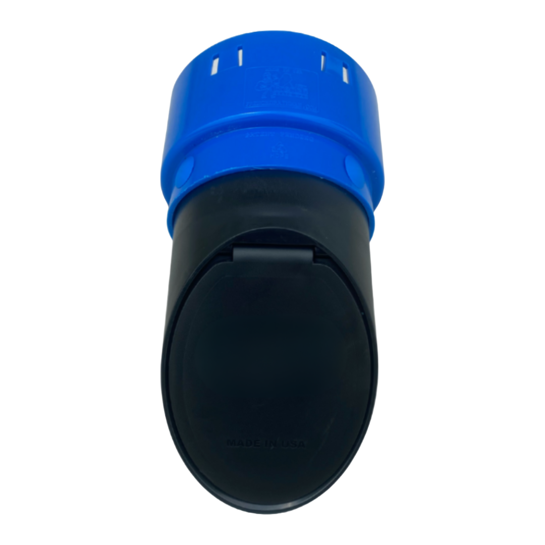 Flow Gate for 4 Inch Corrugated Pipe <br> Connects to 4 inch Corrugated