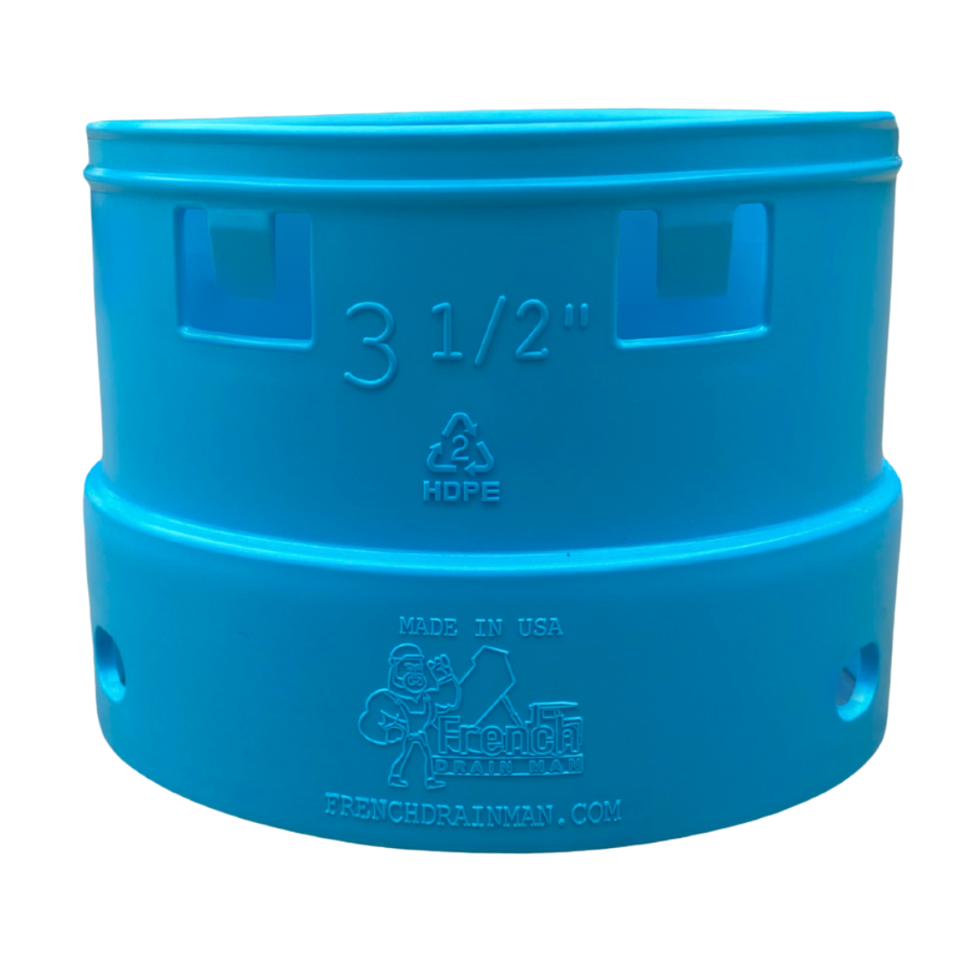3½ Inch Corrugated to 4 Inch PVC Female Coupler