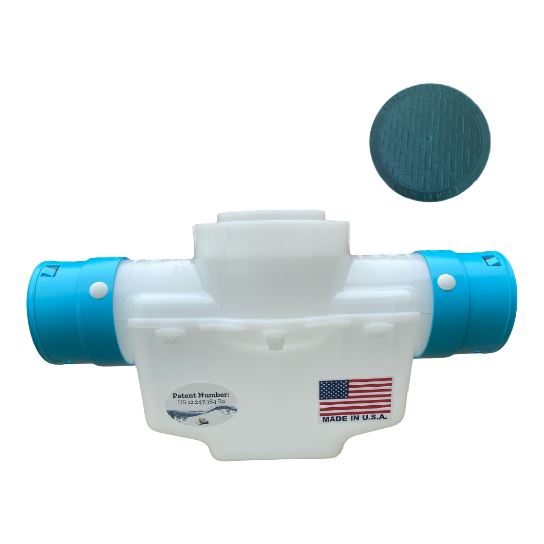 6 Inch Catch Basin</br>Connects to 3½ Corrugated