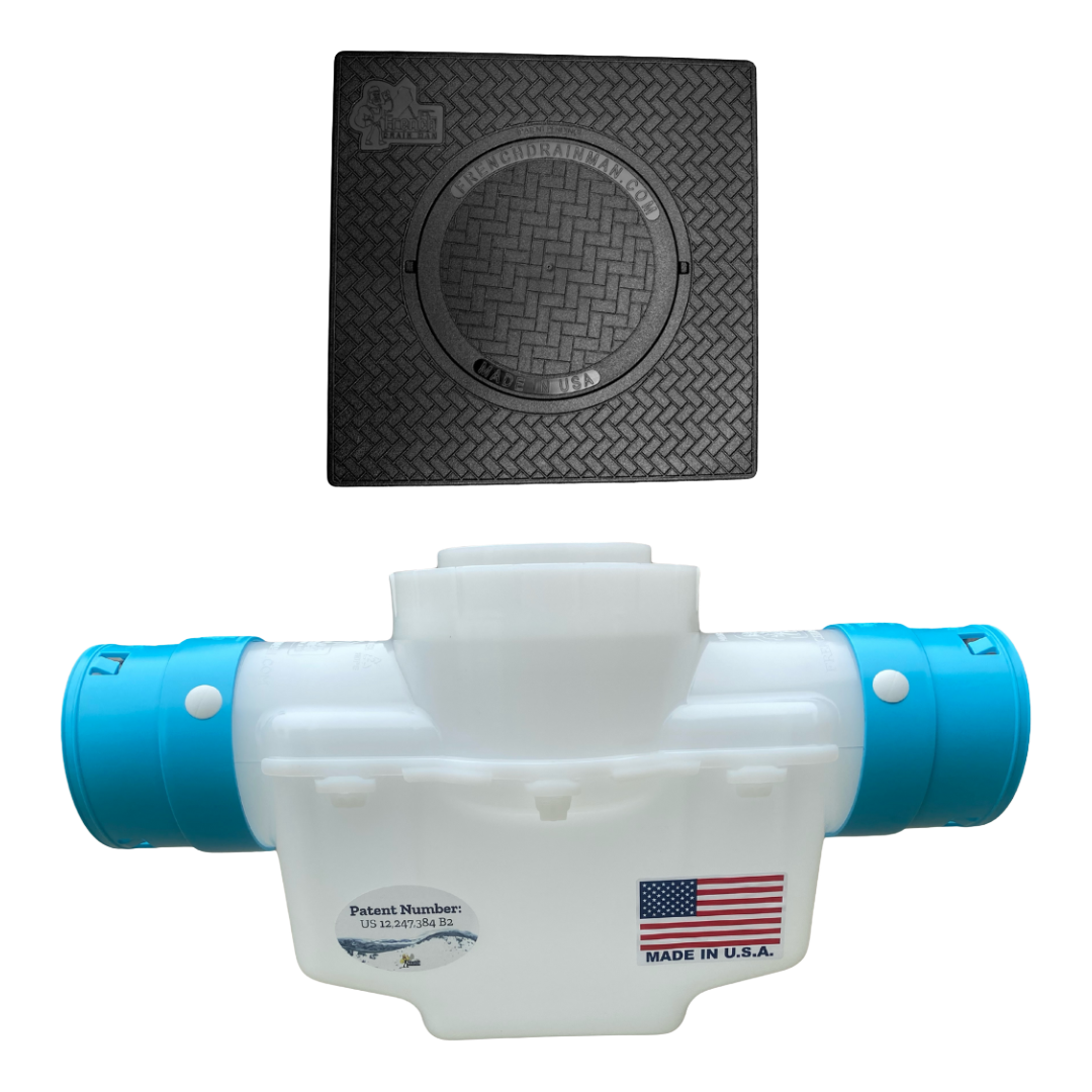 12×12 Catch Basin</br>Connects to 3½ Inch Corrugated