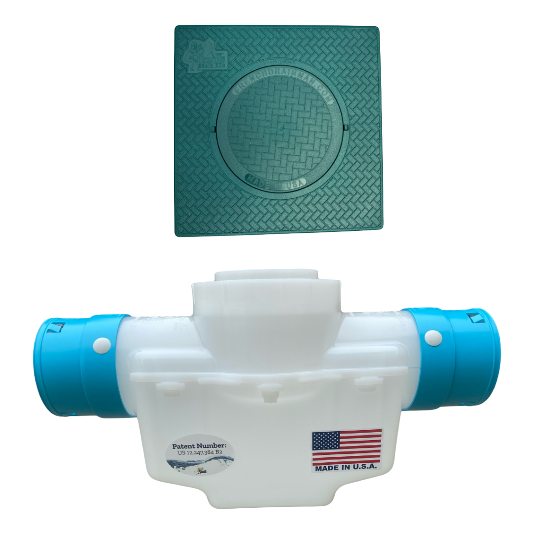 12×12 Catch Basin</br>Connects to 3½ Inch Corrugated