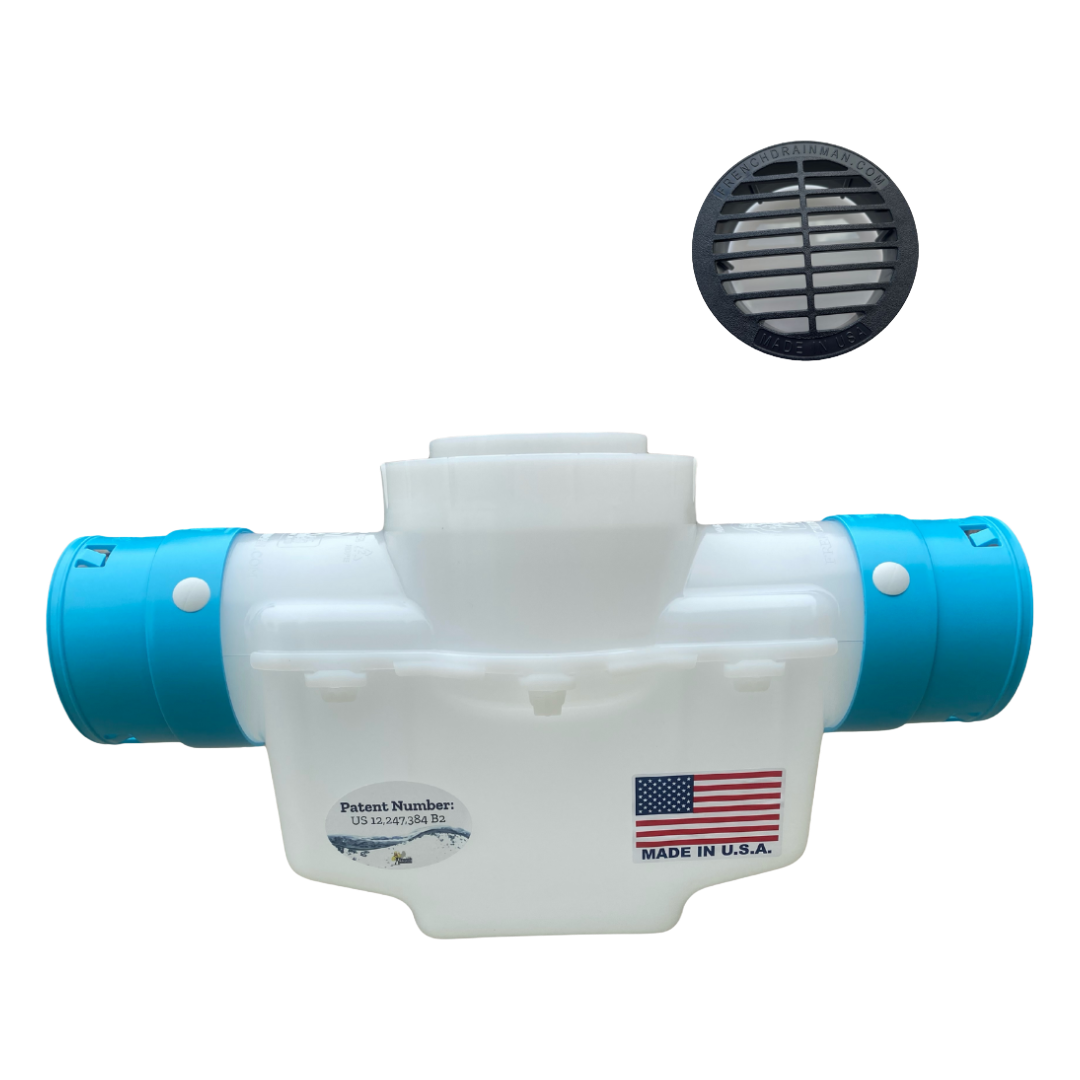 4 Inch Catch Basin</br> Connects to 3½ Inch Corrugated