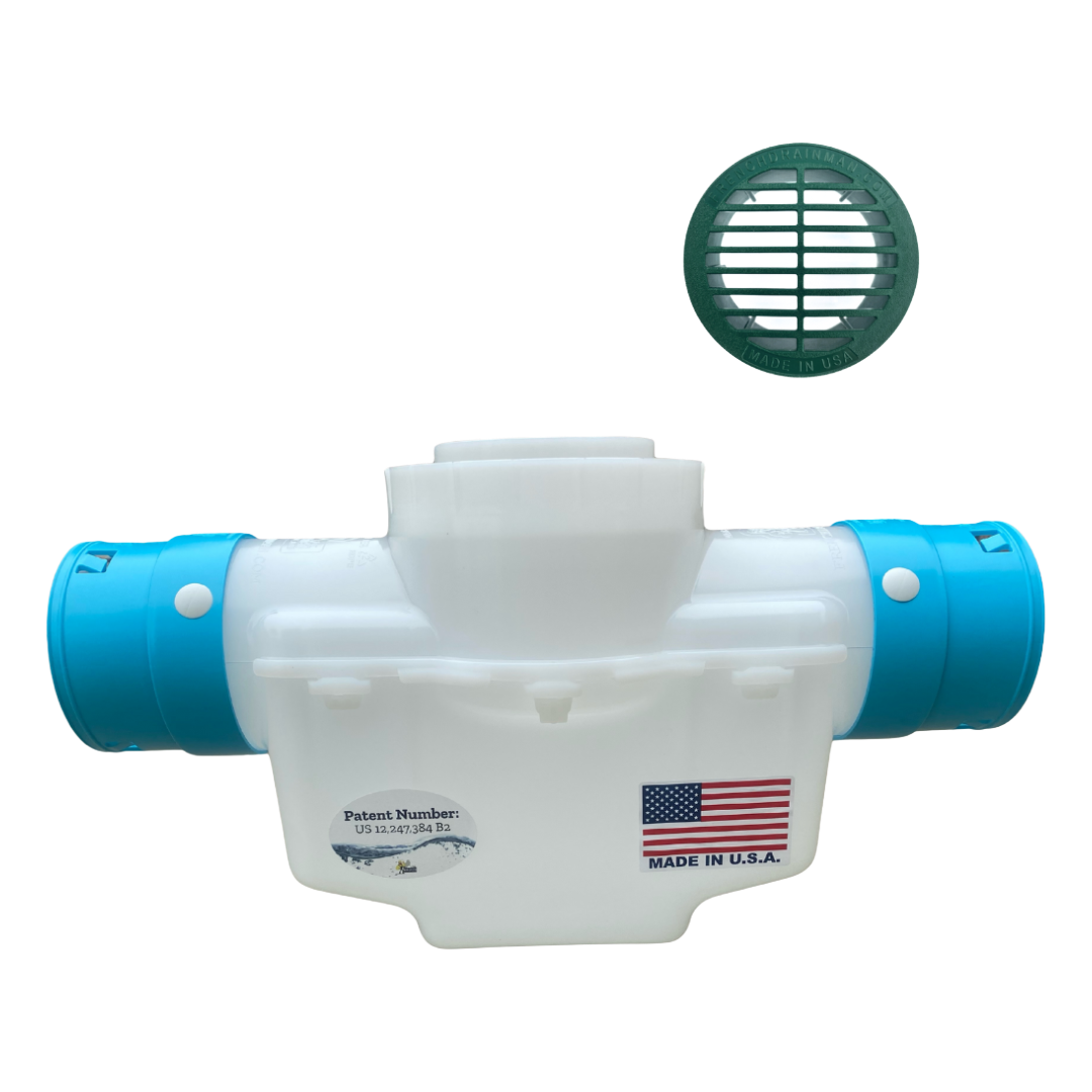 4 Inch Catch Basin</br> Connects to 3½ Inch Corrugated