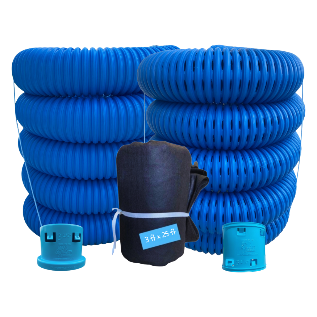 3½ Inch French Drain with Discharge Line (Kit 20)