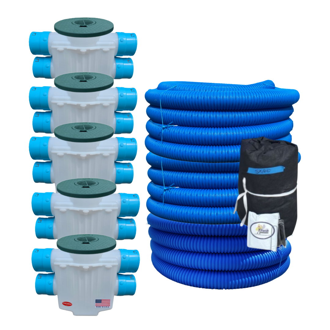3½ High Octane® French Drain and Yard Drain Combo Kit 300ft