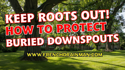 Keep Roots Out: Protecting Your Buried Downspout Drains