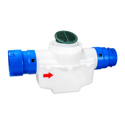 4 Inch Round Lid<br>Catch Basin<br>For 3 Inch OR 4 Inch Pipe