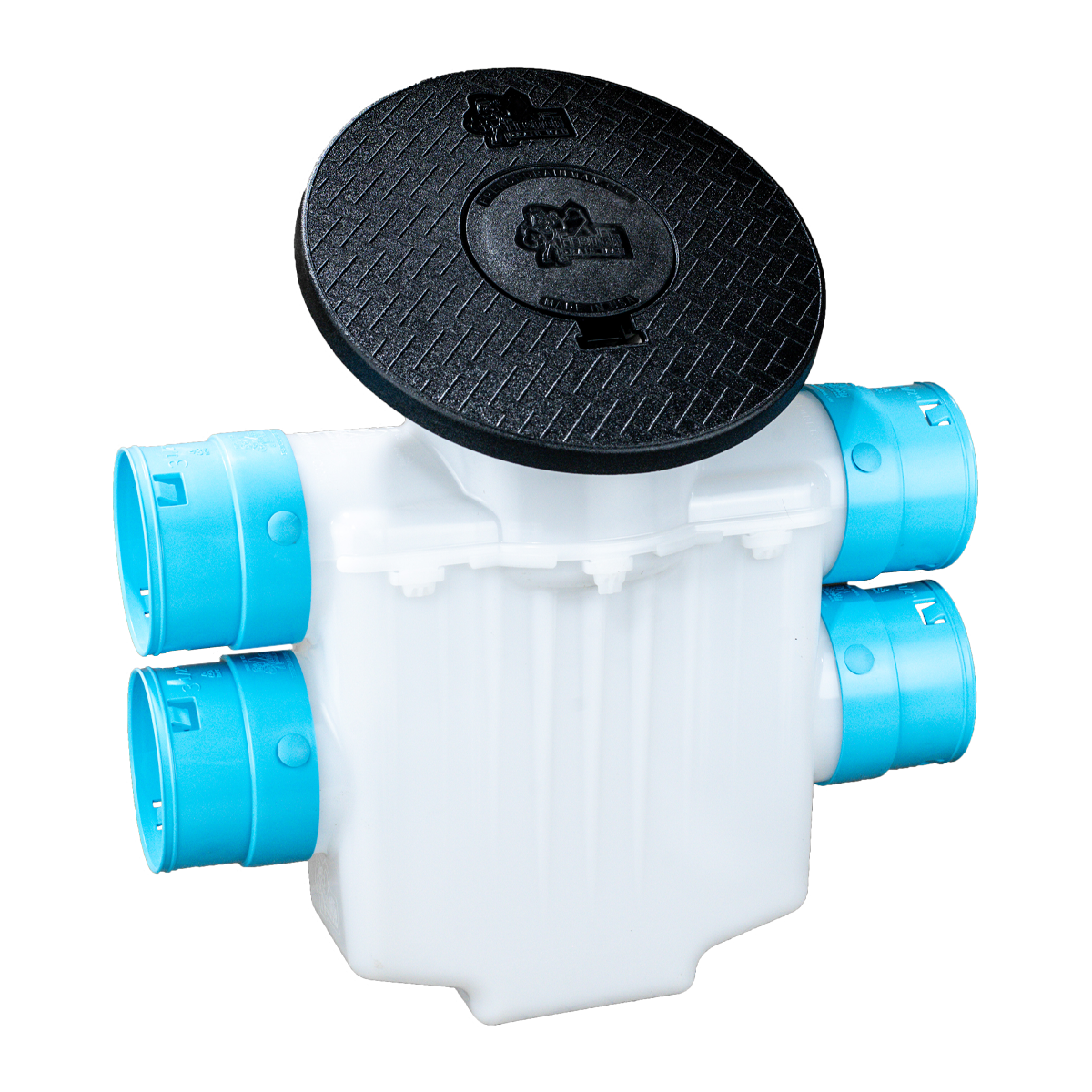 4 Inch 4-Way Connect Catch Basin</br>3½ Double Pipe System