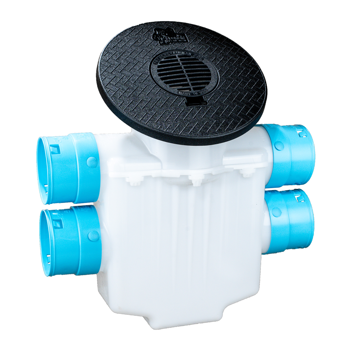 4 Inch 4-Way Connect Catch Basin</br>3½ Double Pipe System
