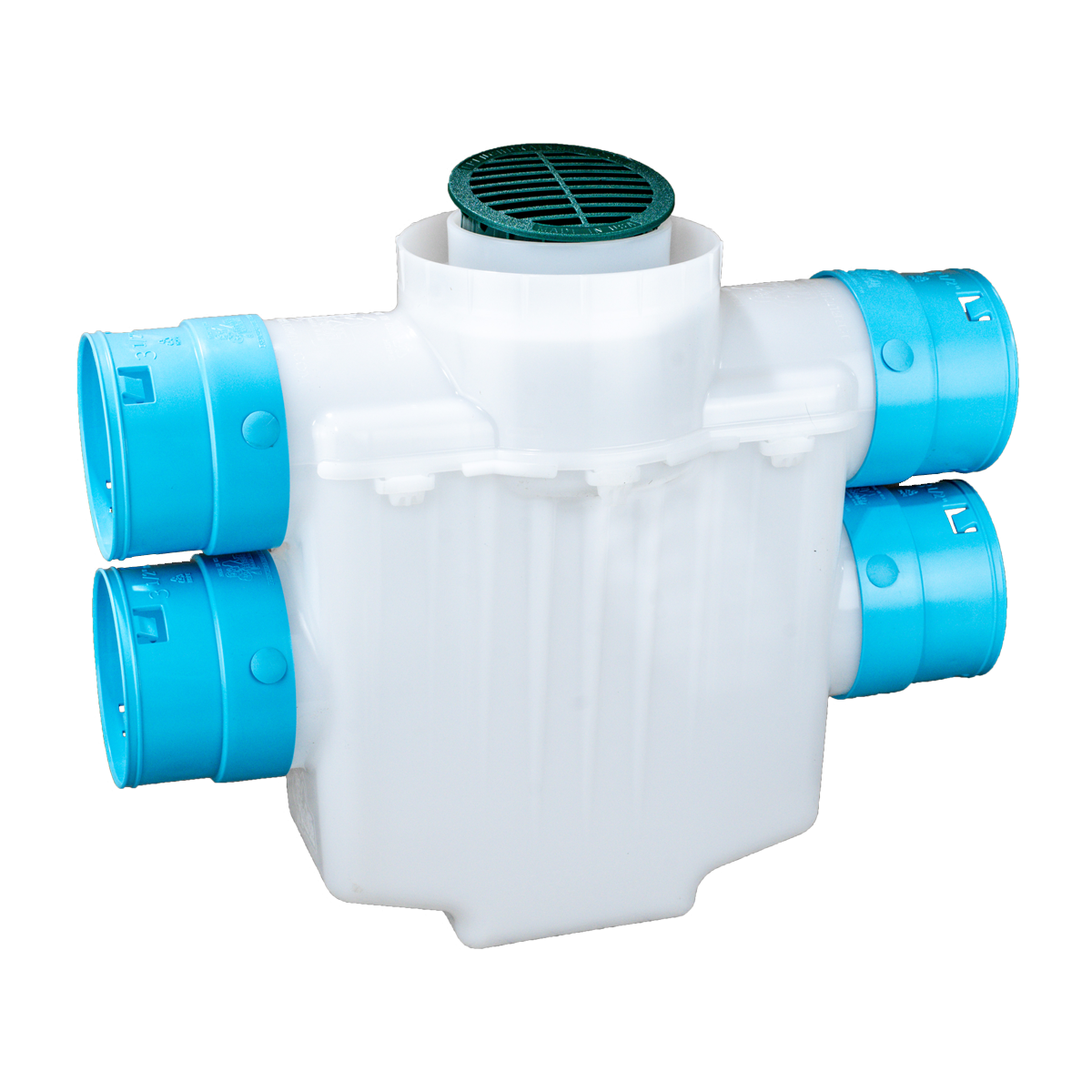 4 Inch 4-Way Connect Catch Basin</br>3½ Double Pipe System