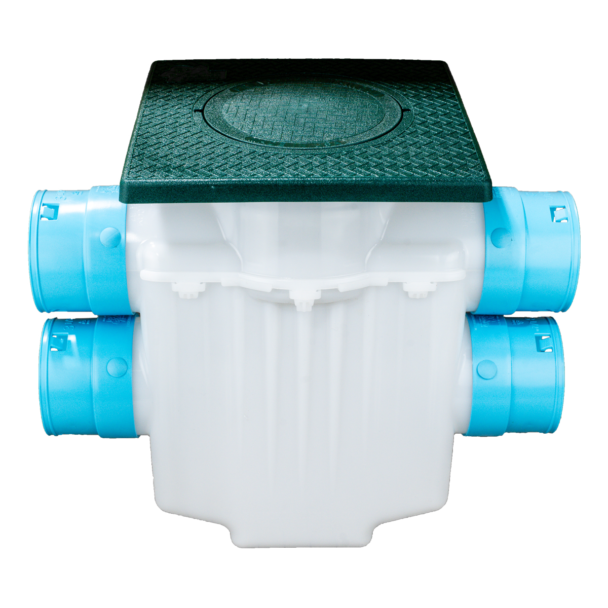 6 Inch 4-Way Connect Catch Basin</br>3½ Inch Double Pipe System