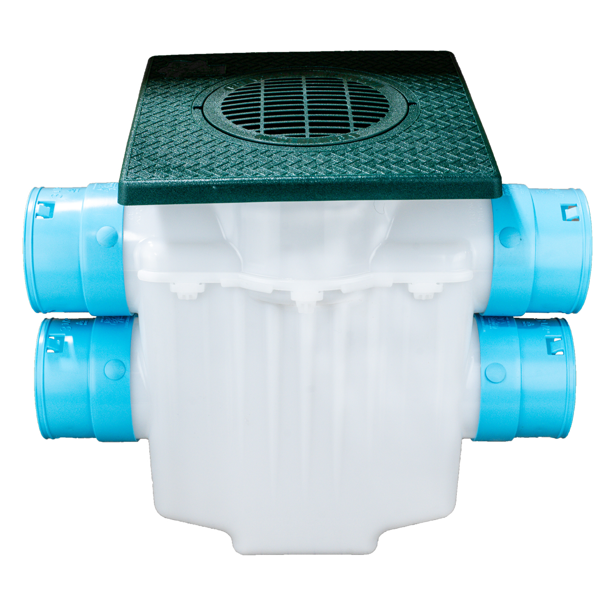 6 Inch 4-Way Connect Catch Basin</br>3½ Inch Double Pipe System
