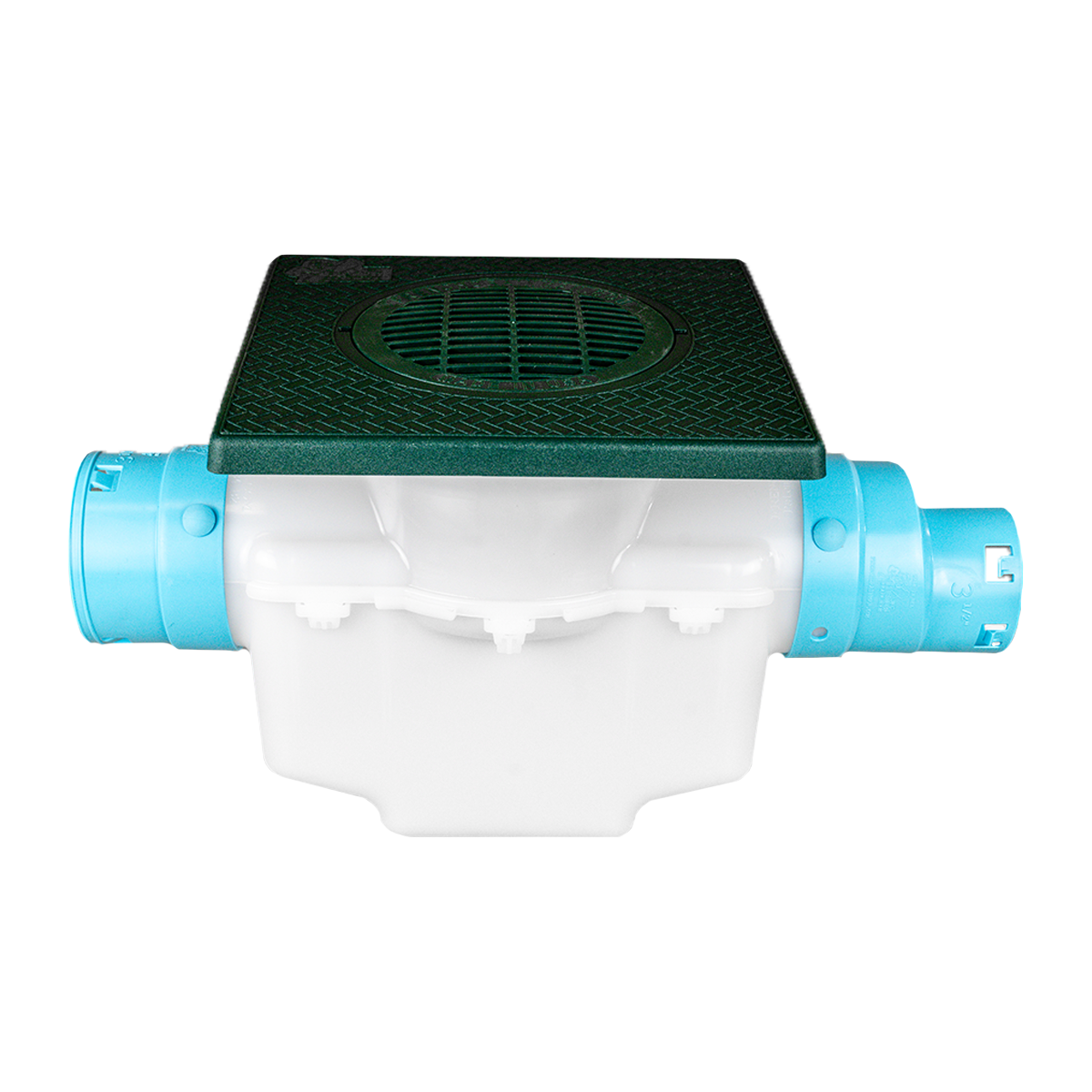 12×12 Catch Basin<br>Connects to 3½ Inch Corrugated
