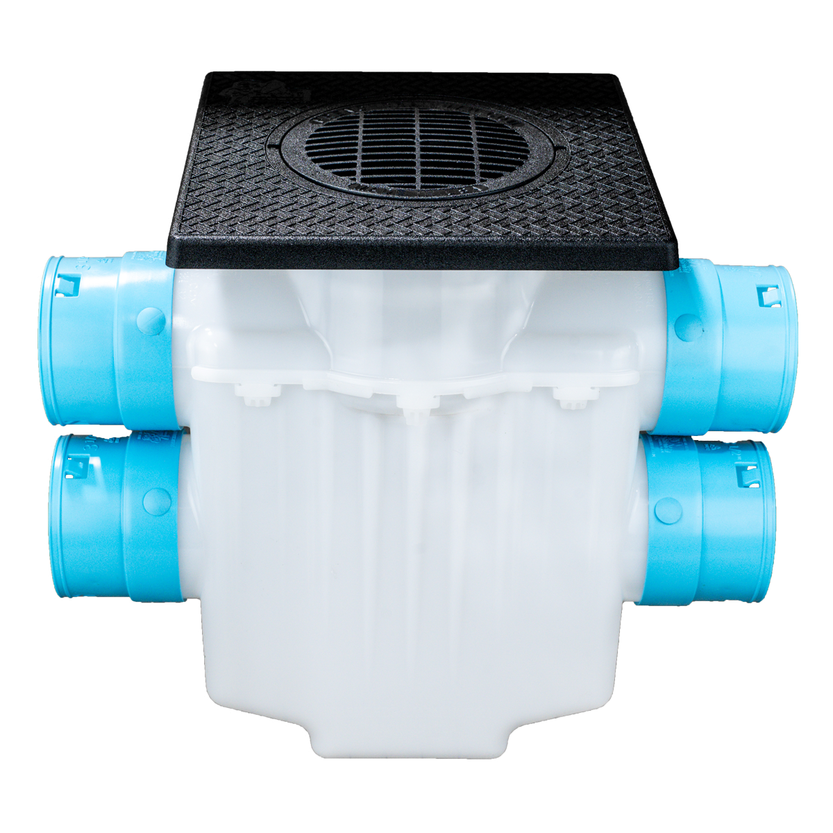 6 Inch 4-Way Connect Catch Basin</br>3½ Inch Double Pipe System