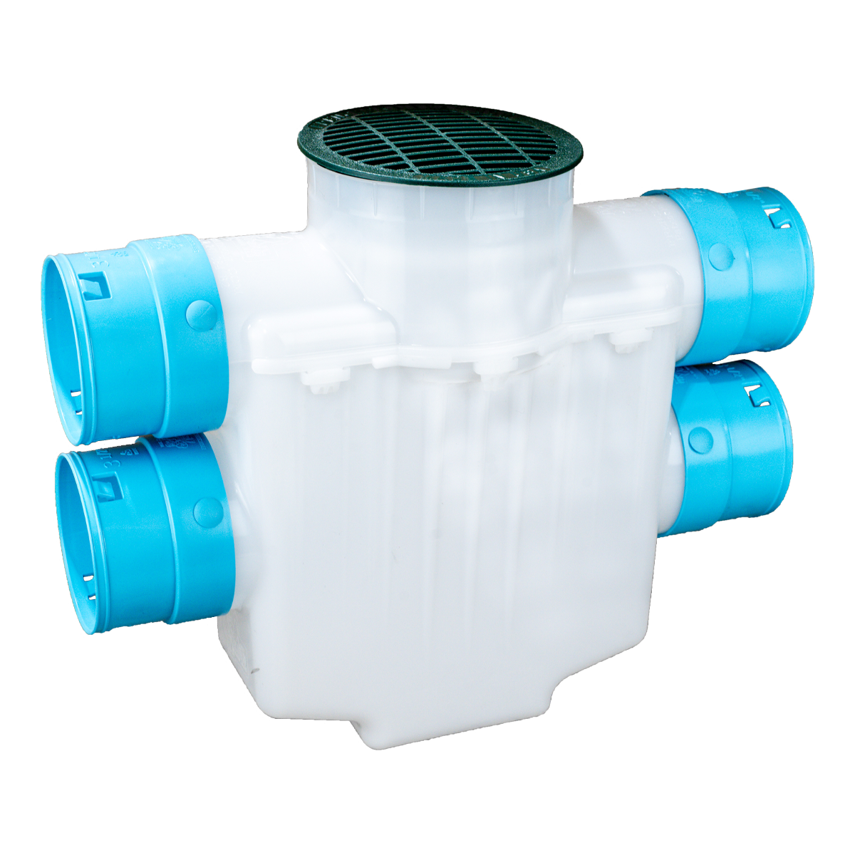6 Inch 4-Way Connect Catch Basin</br>3½ Inch Double Pipe System