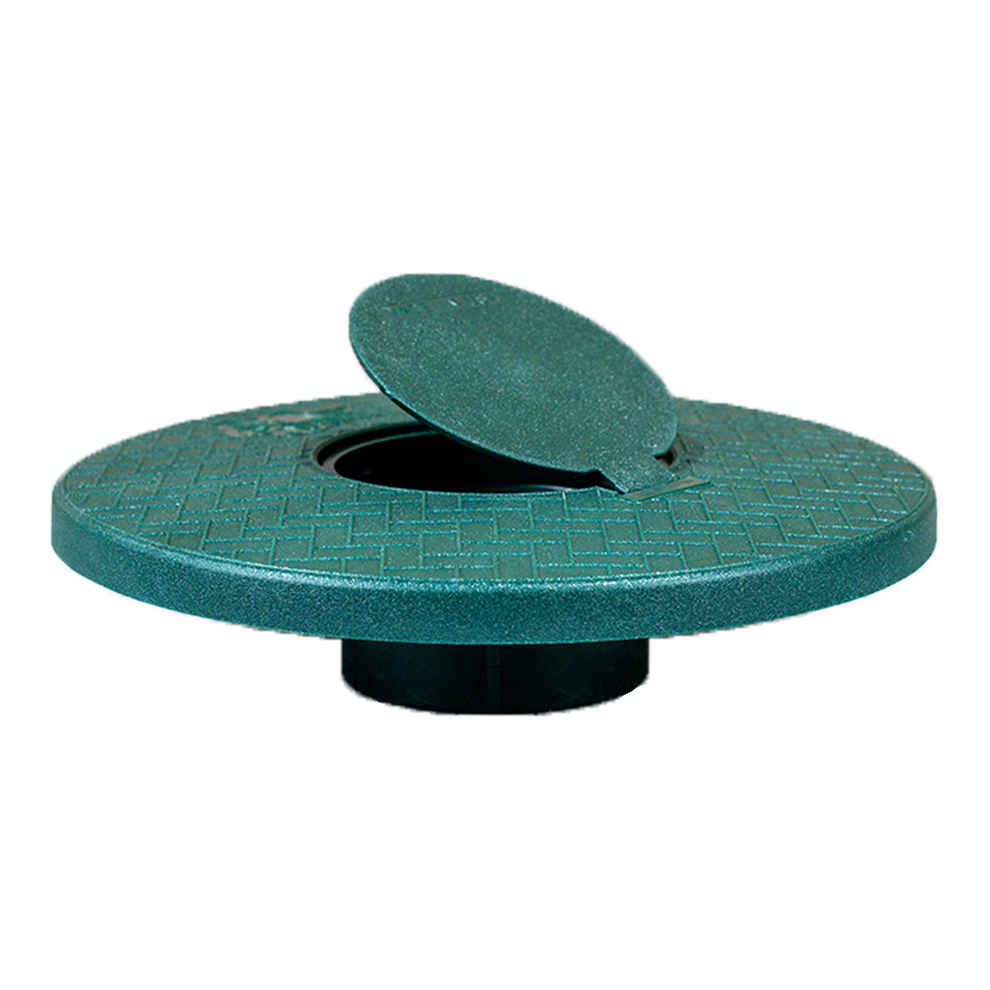 Turf Restriction Ring Turf Restrictor PlateWith Pop-Up Door – French Drain Man Canada