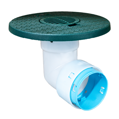 Not Quite a 90<br>Turf Restrictor Plate with Drain Grate