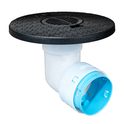 Not Quite a 90<br>Turf Restrictor Plate with Drain Grate