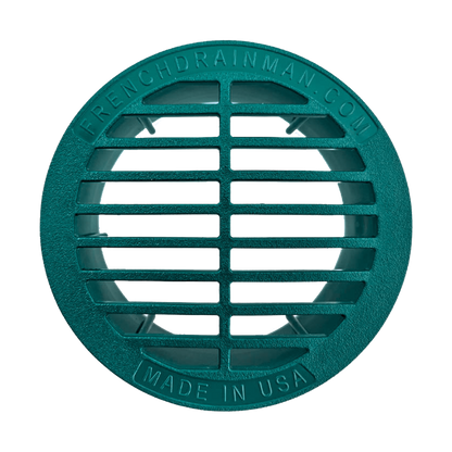 4 Inch Green<br>Full Throttle Drain Grate