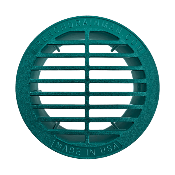 4 Inch Green<br>Full Throttle Drain Grate