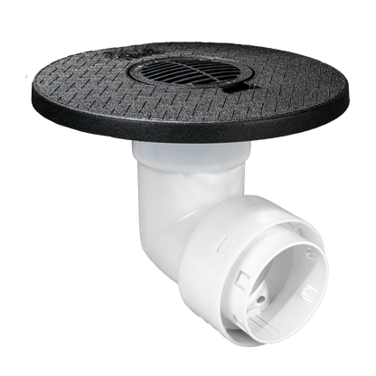 Not Quite a 90<br>Turf Restrictor Plate with Drain Grate