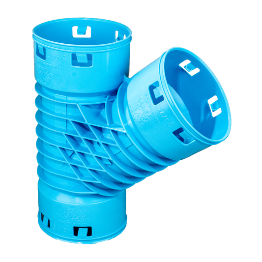 3½ Inch Corrugated Wye Fitting