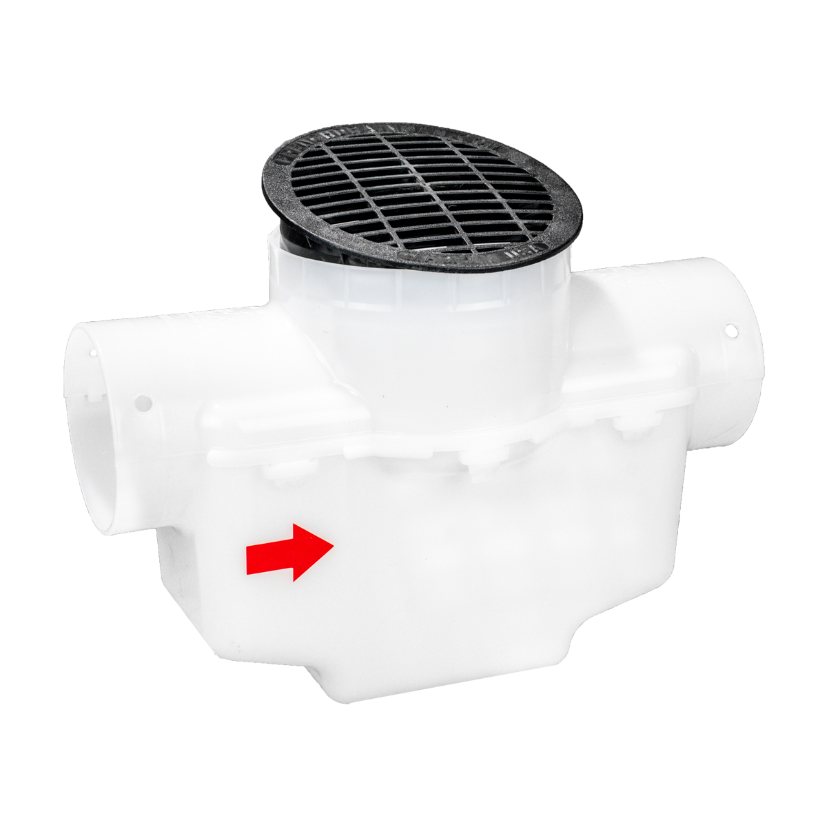 6 Inch Round Lid<br>Catch Basin<br>For 3 Inch or 4 Inch Pipe