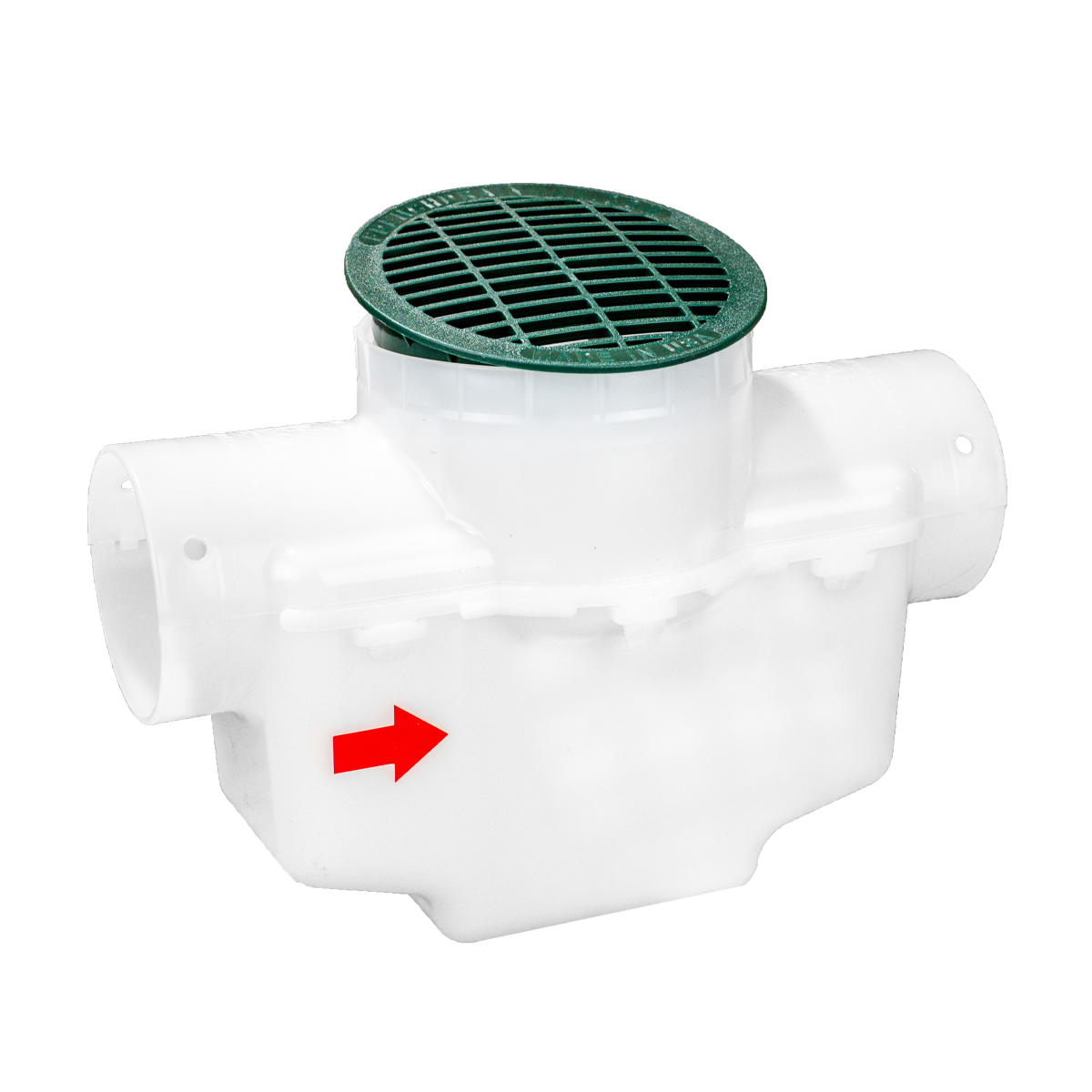 6 Inch Round Lid<br>Catch Basin<br>For 3 Inch or 4 Inch Pipe