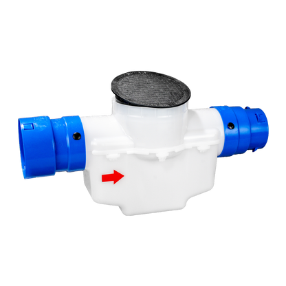 6 Inch Round Lid<br>Catch Basin<br>For 3 Inch or 4 Inch Pipe