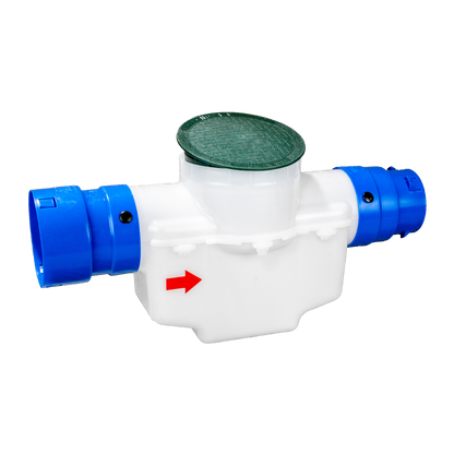 6 Inch Round Lid<br>Catch Basin<br>For 3 Inch or 4 Inch Pipe