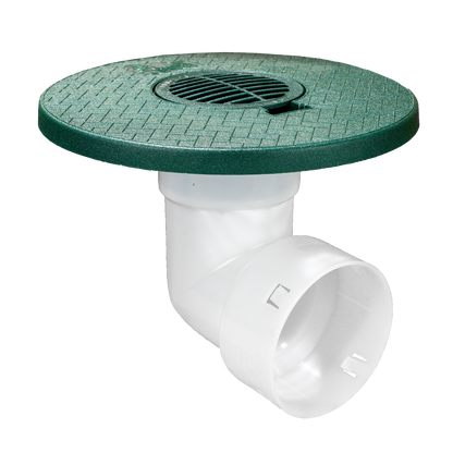 Not Quite a 90<br>Turf Restrictor Plate with Drain Grate