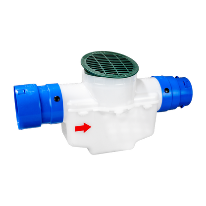 6 Inch Round Lid<br>Catch Basin<br>For 3 Inch or 4 Inch Pipe