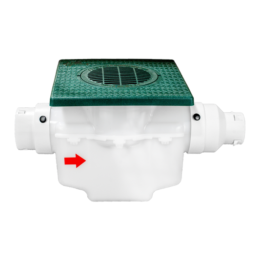 12×12 Catch Basin<br>Connects to 3 Inch Corrugated