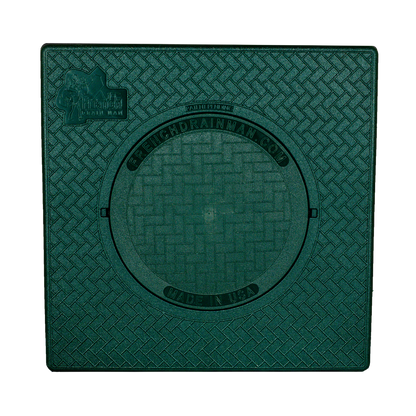 Turf Restrictor Plate & Solid Cover<br>12x12 Inch with 6 Inch<br>Solid Cover