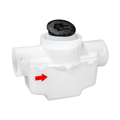 4 Inch Round Lid<br>Catch Basin<br>For 3 Inch OR 4 Inch Pipe