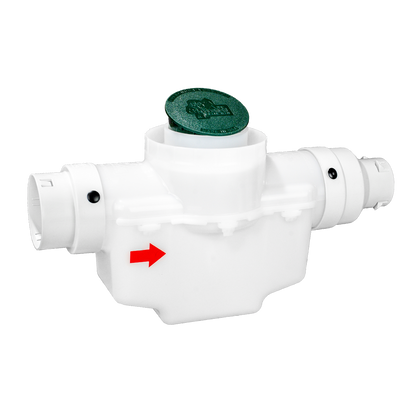 4 Inch Round Lid<br>Catch Basin<br>For 3 Inch OR 4 Inch Pipe