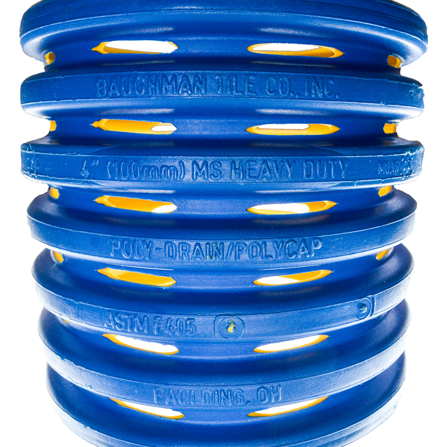 High Octane 8 Slot 4 Inch Corrugated Drainage Pipe